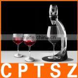 Professional Wine Decanter Set Mini Essential Red Wine Quick Aerator With Filter Stand Holder thumbnail-4