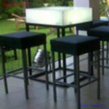 Lighted Led Square Bar Table thumbnail-1