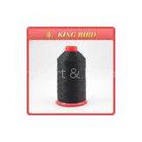 Black Polyester High Strength Thread / High Tenacity Sewing Machine Thread thumbnail-1