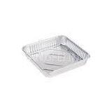 Aluminum Foil Roasting Pan , Disposable Aluminum Baking Pans Heat Resistant