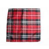 Red Plaid Printing Hanky thumbnail-1