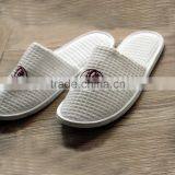 Star Hotel Embroidery Logo White Waffle Close Toe Eva Slipper thumbnail-1