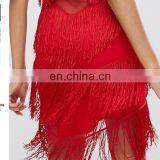 2017 Sexy Sleeveless Strap Tassels Dresses New American Fashion Women Club Party Dress thumbnail-5