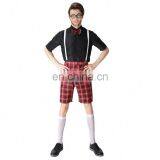 Hot Selling Halloween Party Fancy Men Cosplay Student Uniform