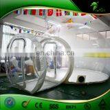 Outdoor Clear Inflatable Bubble Tent / PVC Camping Transparent Tent / Inflatable Lawn Bubble Lodge Tent For Sale thumbnail-5