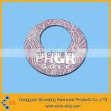 Colorful Priting Flower Delineated Round Nameplate thumbnail-3