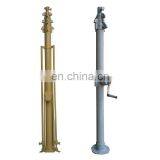 18m to 20m Telescoping Manual Winch Mast for Microwave Antenna With Rotating Base thumbnail-4