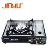 JINYU Stainless Surface Single Burner Outdoor Camping Use Portable Gas Stove
