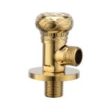 Triangle valve all copper hot and cold thickening angle valve octagon valve