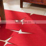 Rectangle Contemporary Geometric Felt Area Rug,floor Covering, Modern Design Felt Carpet thumbnail-4