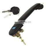 Door Handle Lock Barrel Key 6N0837207C 6N0837207D for VW POLO thumbnail-1