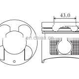 Engine Piston YD25 DDTi Diesel Engine Piston Kit A2010VK510 A2010-VK511 A2010-VK512 A2010-VK50A A2010-VK59A A2010-VK510 thumbnail-2