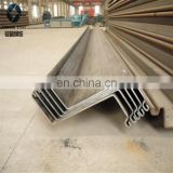 SY295 400x100 hot rolled U type sheet pile Z pile