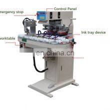 4 Color Rotary Plastic Logo Sunglasses Buttons Pad Printers Printing Machine for Sale thumbnail-3