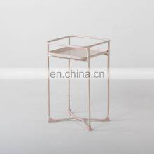 Loft Metal Shelf Stand Modern Flower Shelf Side Storage Table Flowerpot for Home Decor thumbnail-2