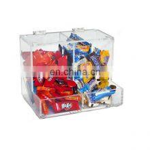Candy Divider Bin Clear Acrylic Plastic Candy Bar Containers