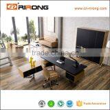 8035 Heated Office Design Leather Sectional Sofa thumbnail-3