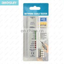 Allosun EM2421 Network Cable Tester RJ45 Diagnose Tool UTP and STP Lan Cable Tester Mini Size Portable thumbnail-2