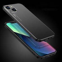 For Apple12Pro Max Waterproof Mobile Cell Phone Case For Iphone14 Aluminum Alloy Soft Glue 13 Protective Cover Frosted Fine Hole thumbnail-1