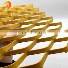 Hard Powder Coated Expanded Metal Mesh For Exposed Facade Cladding