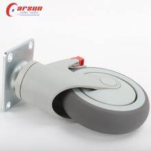 Hospital Trolley Castor Special for Medical Equipment and Instruments Silent Without Damaging The Ground Medical Swivel Caster Wheel thumbnail-4