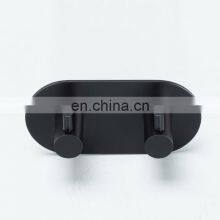 Direct Factory Supply Customized Logo Double Heads Hook Towel Wall Door Mounted Hanger For Kitchen Bathroom thumbnail-3