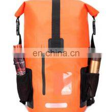 Рюкзак-сухой мешок с водонепроницаемым покрытием на 15 л, 20 л, 25 л, 40 л, 50 л, 60 л, 80 л с индивидуальным логотипом для рыбалки, походов и плавание на воде thumbnail-5