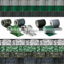 Garden Privacy Protection PVC Tarpaulin Screen Fence Strip Roll /China Hard Strip Fence Roll thumbnail-2