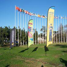 Strong Carbon Composite Fiber Wind Banner 4.7 Meter Flag Pole, Flags and Bases Can Be Customized for an Additional Fee thumbnail-5