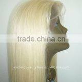 Fashion Bolnde Brazilian Remy Hair Lace Wig thumbnail-1