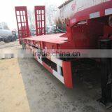 Used 11m Truck Trailer for Transportation/ Secondhand 40ton Lowbed Flatbed Trailerin Top Performance thumbnail-4