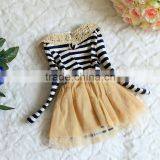 2015 Spring Autumn Children Clothing 100% Cotton Sequin Dress For Girls thumbnail-5