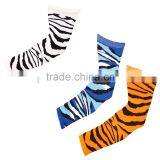 Compression Arm Sleeves Zebra Stripe Mens Womens Basketball Football thumbnail-1