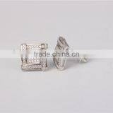 Ladies' Micro Pave CZ Stud Earring 925 Silver Jewelry Wholesale thumbnail-3