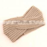 Europe and America Hot Selling Fashion Trendy Lady Girls Plain Sports Knitted Headband thumbnail-4