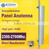 2300-2700MHz High-gain18dBi Dual Polarization Directional Mimo Antenna for Wireless Wifi Sector Cover