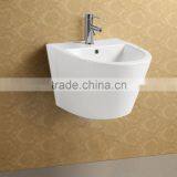 Wall Hung Semi Pedestal Fashionable Ceramic Basin thumbnail-2