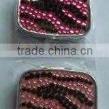 2016 Zebra Mirror Bling Crystal Pill Box and Leopard Mirror Wholesale thumbnail-3