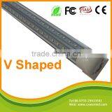 Hot Selling V Shape Led Tube 8 Light 2ft/3ft/4ft/5ft/6ft/8ft Integrated Led Tube t8 1200mm Smd 2835