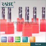 Solide Carbide Corner Radius Double Angle Milling Cutters for Hard Metal for Russia Market