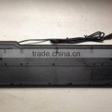 Full Black Colour Cheapest Desktop Best Multimedia Wired USB Keyboard thumbnail-3