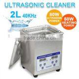 Stainless Steel 2 L Liter Industry Heated Ultrasonic Cleaner Heater W/Timer New thumbnail-1