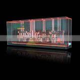 High Quality Acrylic Ice Sculpture With LED Lights, LED Edge Sign thumbnail-4