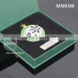 Green Box Packing Round Star Shaped Promotional Club Football Match Customize Sports Game Metal Medal thumbnail-6
