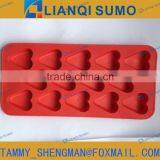 FDA High Quality New Style Food-grade Silicone Ice Cream Mould by Heart Shape thumbnail-1