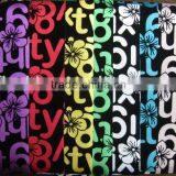 Satin Flocked Fabric Use as Bag Material