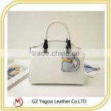 2016 Wholesale China Factroy Retro Lady Handbag Korean Leather Bag Bat Wings Supplier's Choice thumbnail-2