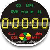 Full Color 7 Segment Led Digital Amplifier Module Screen