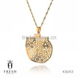 Fashion Gold Plated Necklace - 436513 , Wholesale Gold Plated Jewellery, Gold Plated Jewellery Manufacturer, CZ Cubic Zircon AAA