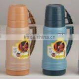 Double Cup PP Casing Vacuum Flask With Glass Liner thumbnail-1